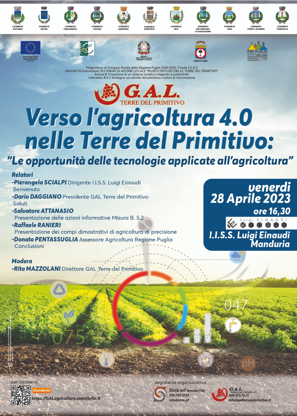 Verso l’agricoltura 4.0 nelle Terre del Primitivo