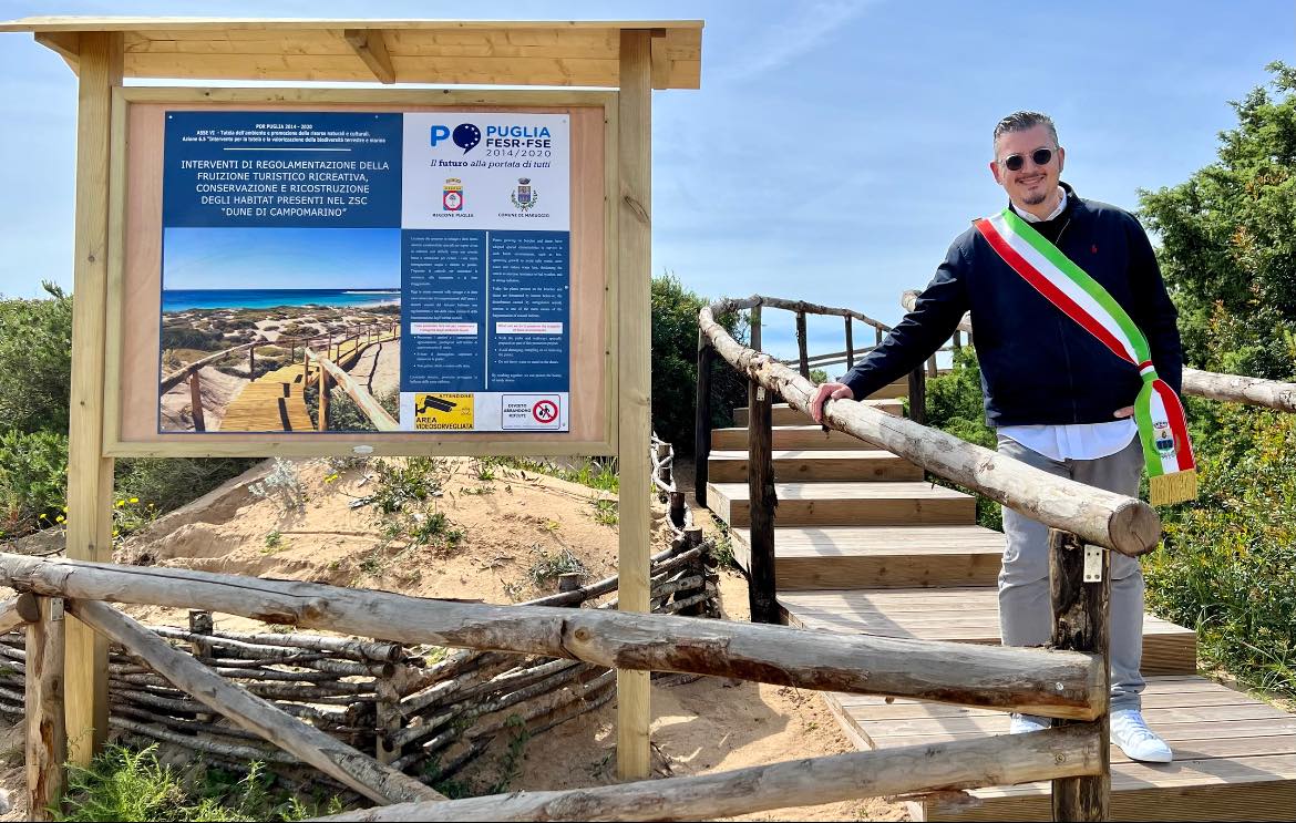 Maruggio: nuovo percorso naturalistico sulle dune di Campomarino