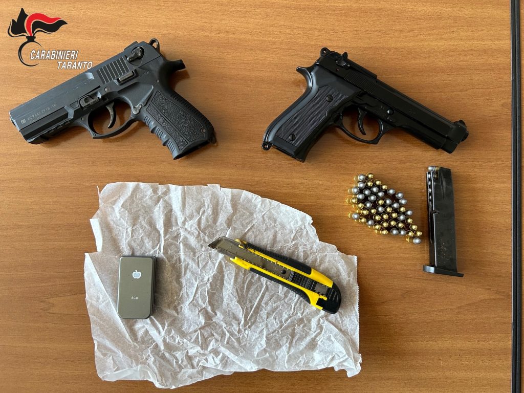 Arrestato un 27enne di Palagiano per detenzione di arma clandestina