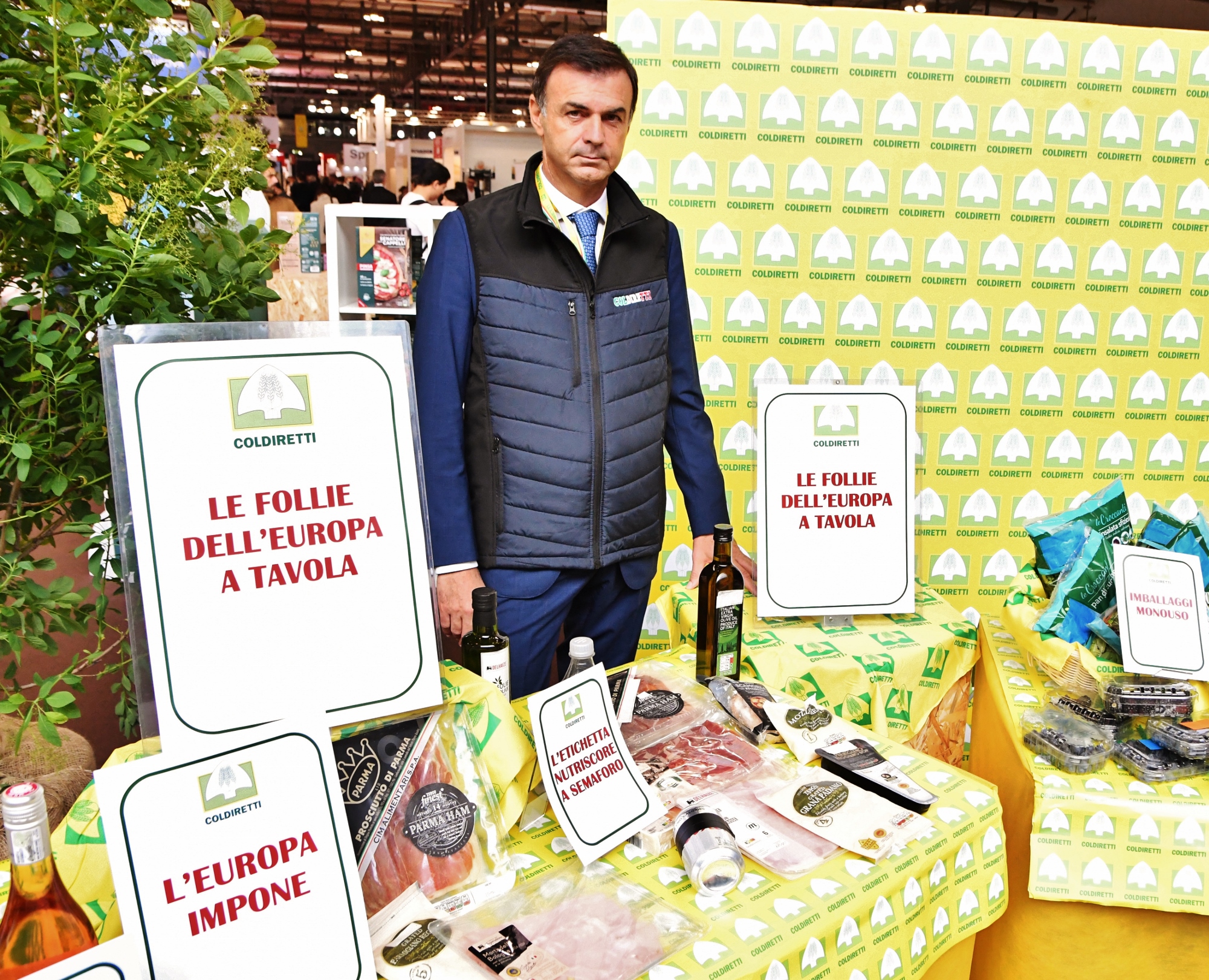Tuttofood, Coldiretti: UE cancella insalate in busta e magnum vino