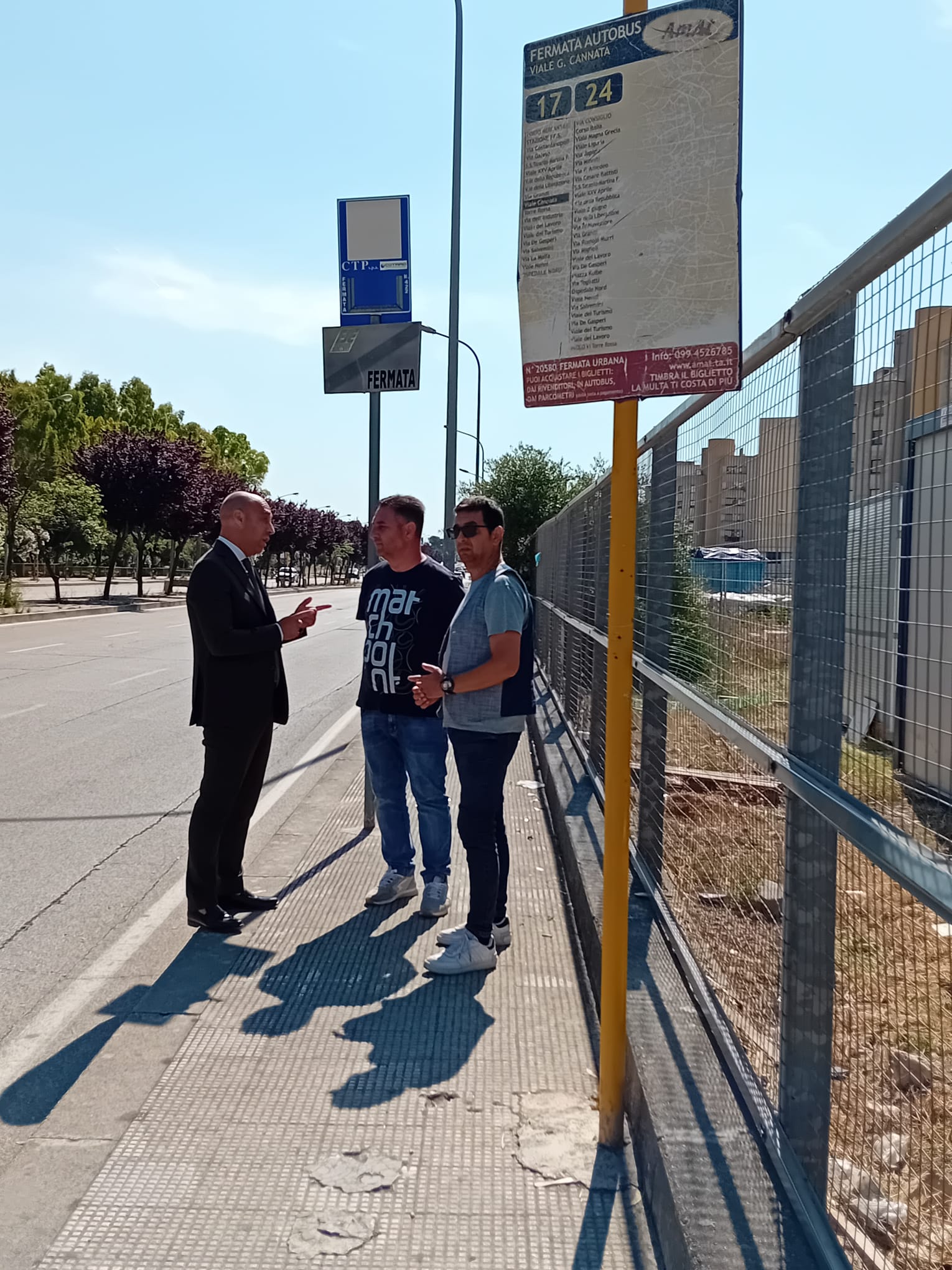 Attivata corsa Ctp Paolo Sesto- Marina di Taranto