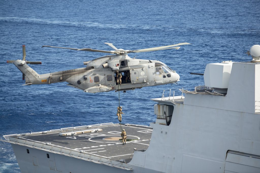 Nave Garibaldi ospita la XXIX Edizione del Campionato di Tiro A Volo