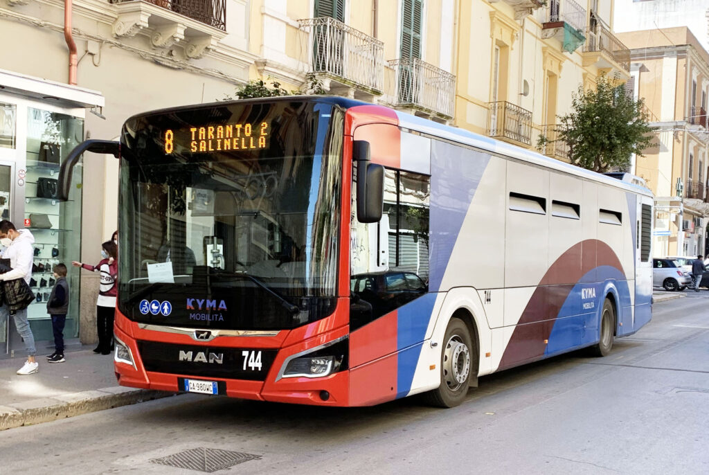 Deviazioni autobus Kyma Mobiltà su via Dante