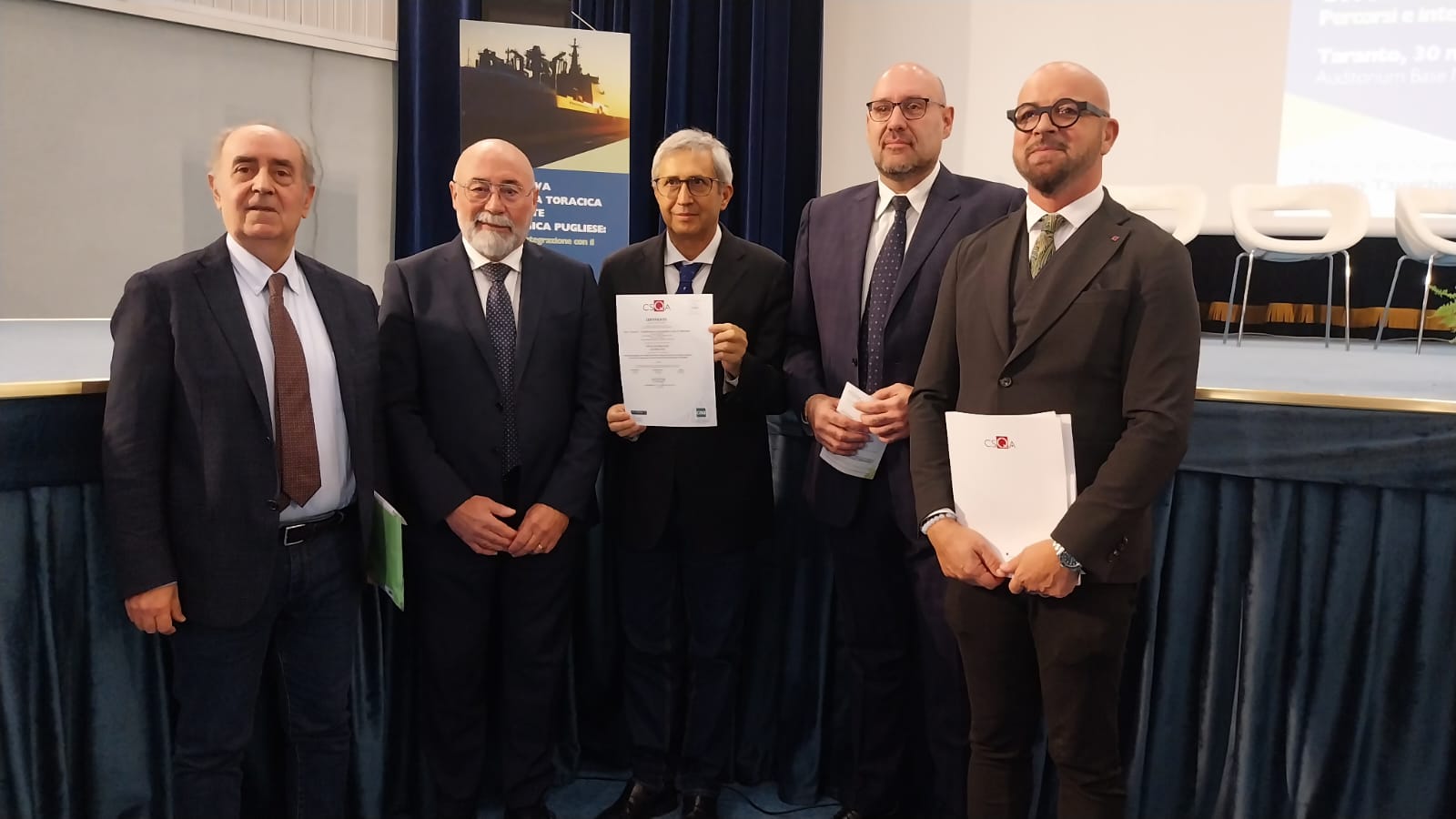 Convegno “Una nuova chirurgia toracica nella rete oncologica pugliese”