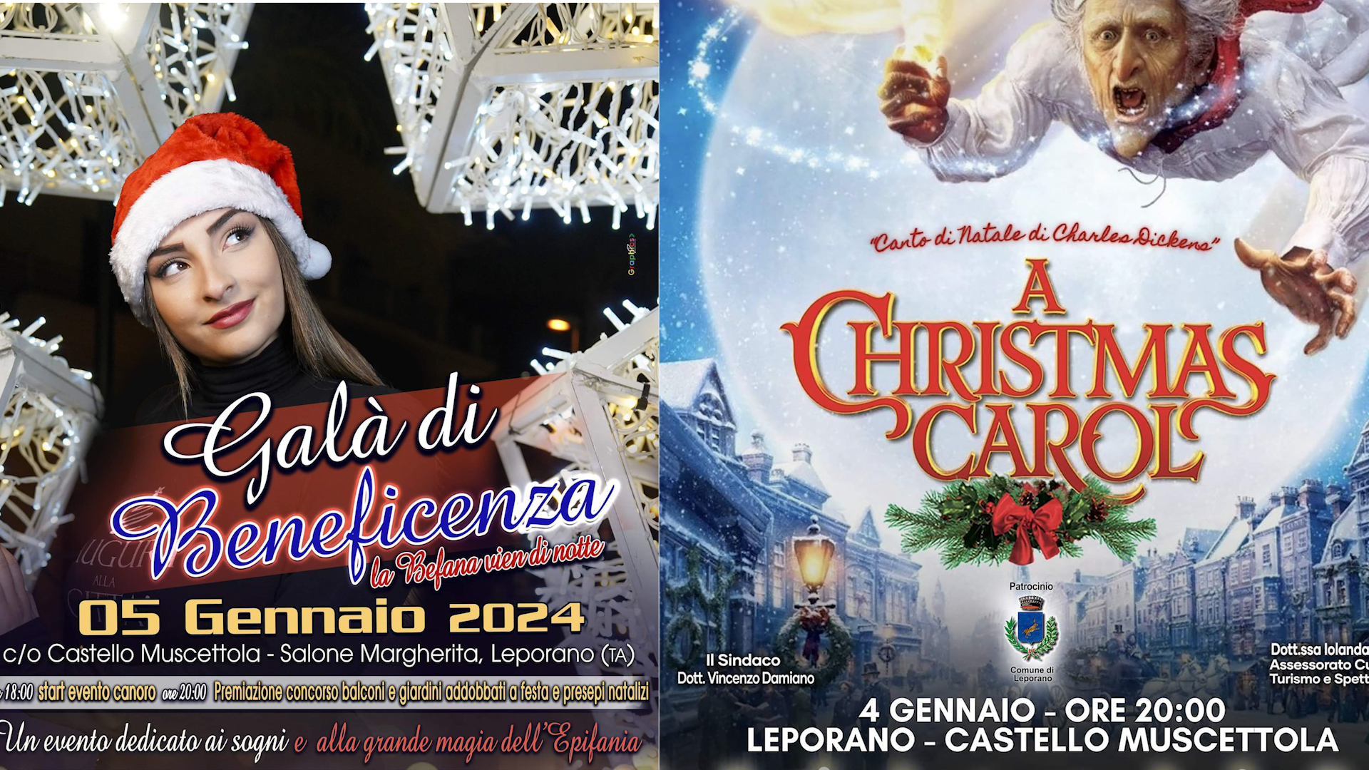 Emozioni natalizie al Castello Muscettola di Leporano: spettacoli, concerti e premiazioni!