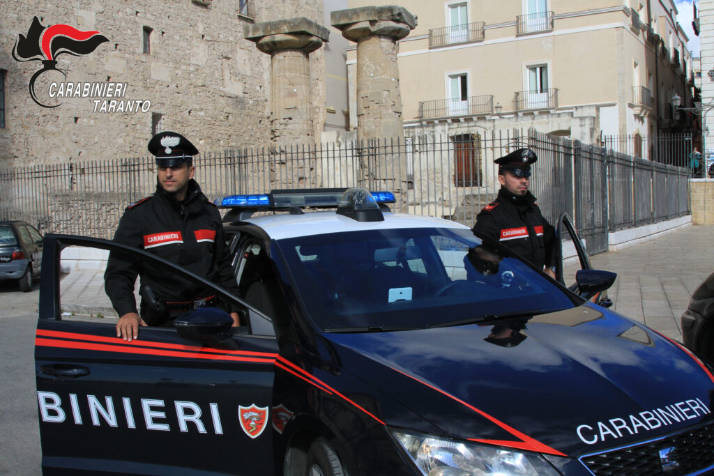 Taranto e Castellaneta: due arresti dei carabinieri