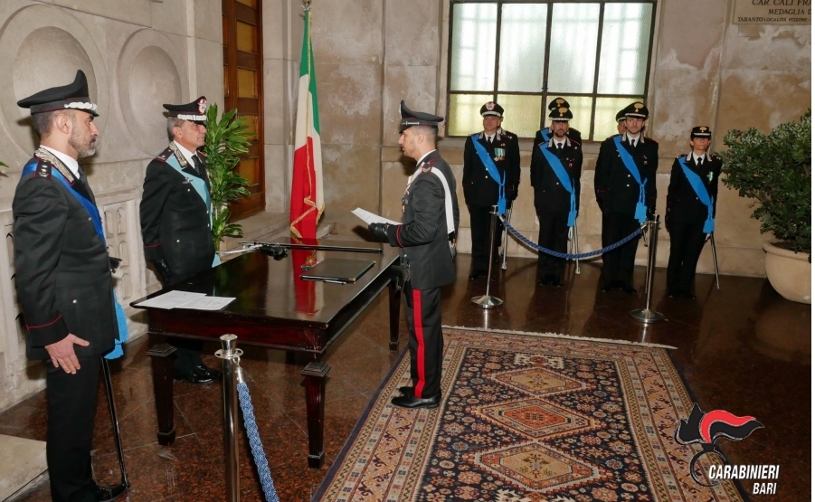 Carabinieri, cerimonia di giuramento di 67 vicebrigadieri