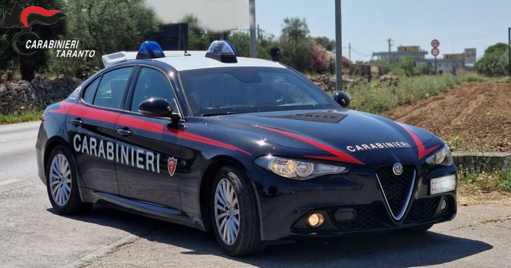 Laterza: si finge corriere per rivedere l’ex compagna, arrestato dai Carabinieri