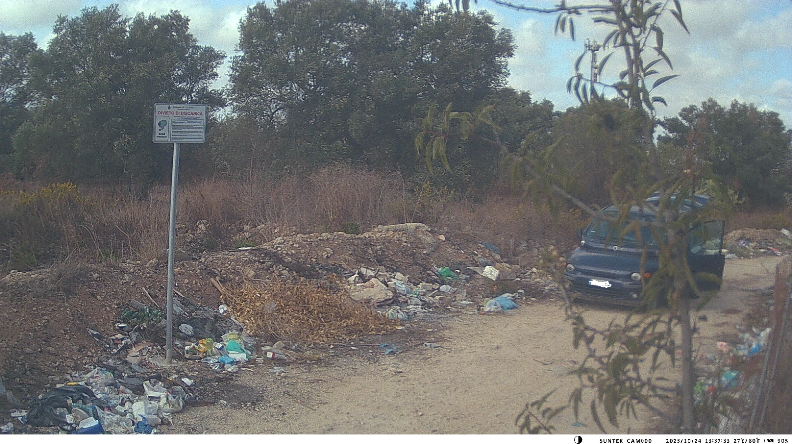 Pulsano: fototrappole contro l’abbandono dei rifiuti