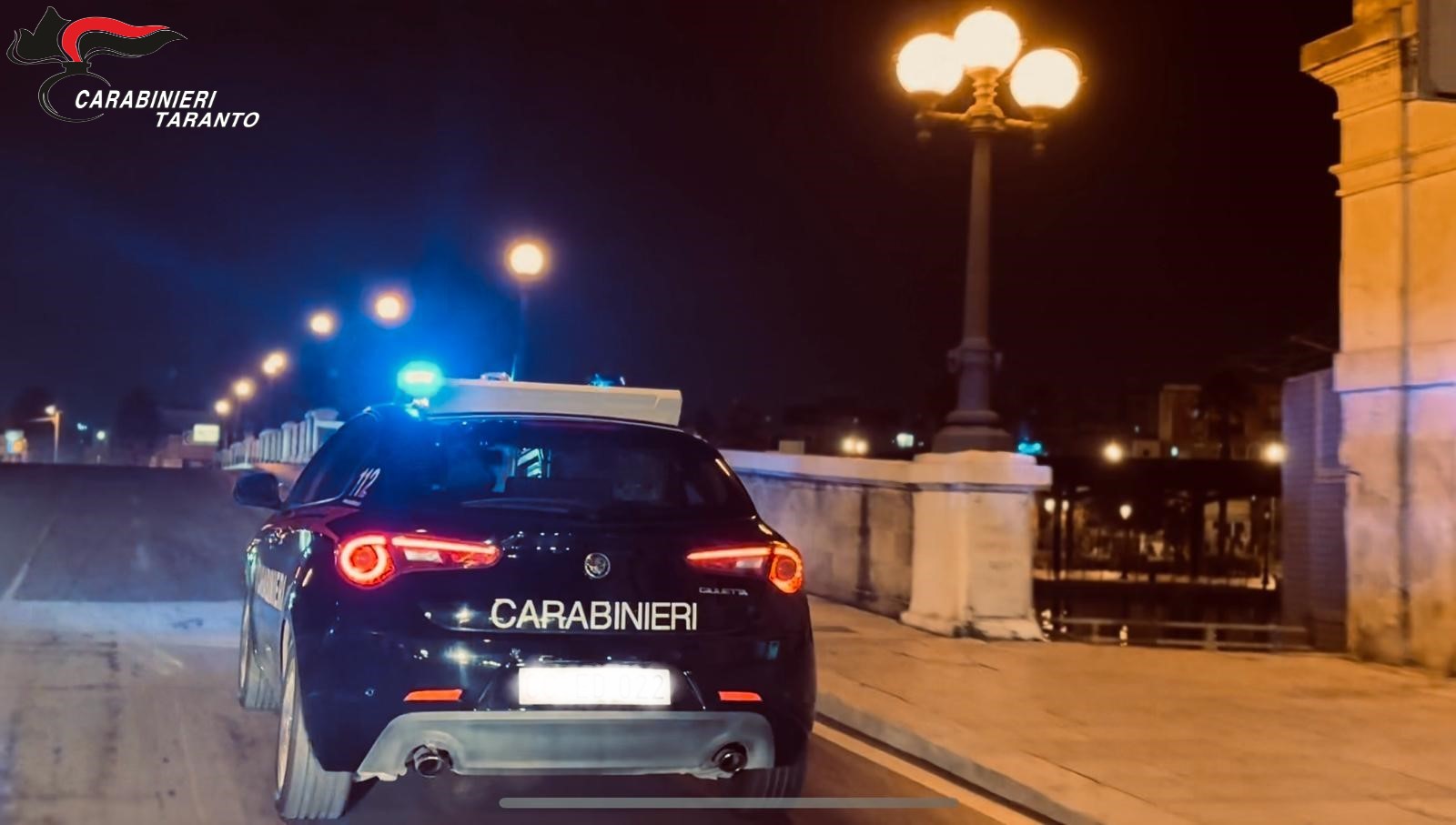 Taranto: incendio di auto, arrestato dai Carabinieri
