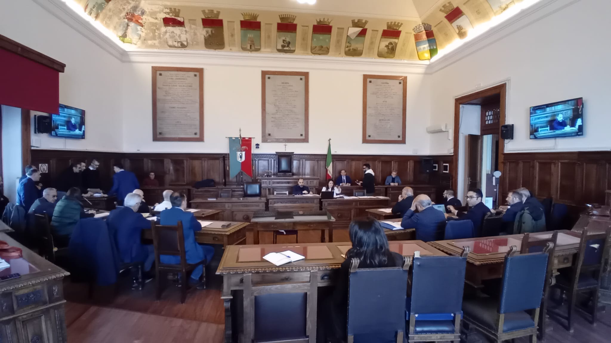 Prima seduta del consiglio provinciale neoeletto